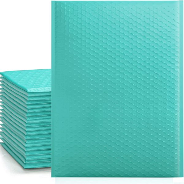 10.5x16 Bubble Mailer #5|Usable Size 10.5x15"| Teal