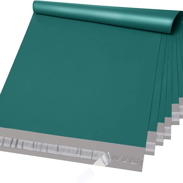 14.5x19 Poly-Mailer Envelope Shipping Bags | Forest Green