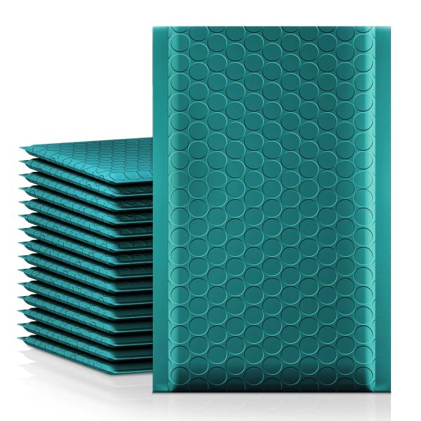 4x8 Bubble Mailer Padded Envelope  #000 | Usable Size 4x7"| Forest Green