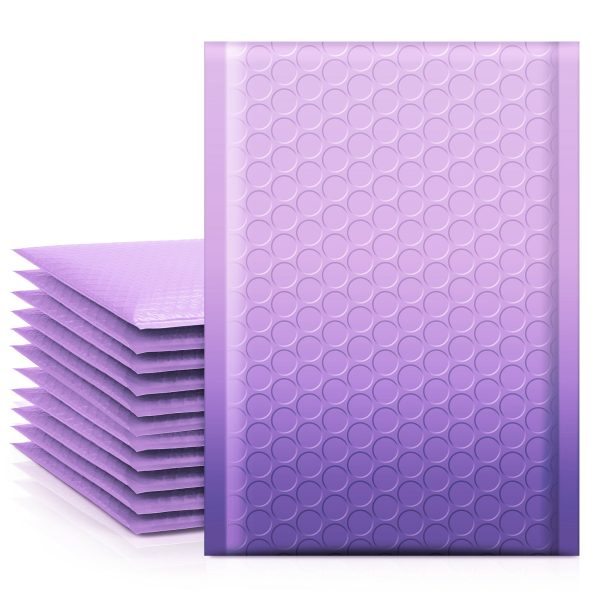 4x8 Bubble-Mailer Padded Envelope #000 | Usable Size 4x7"| Gradient Purple