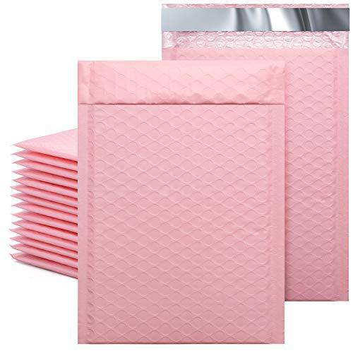 6x10 Bubble Mailer #0 | Usable Size 6x9"| Sakura Pink