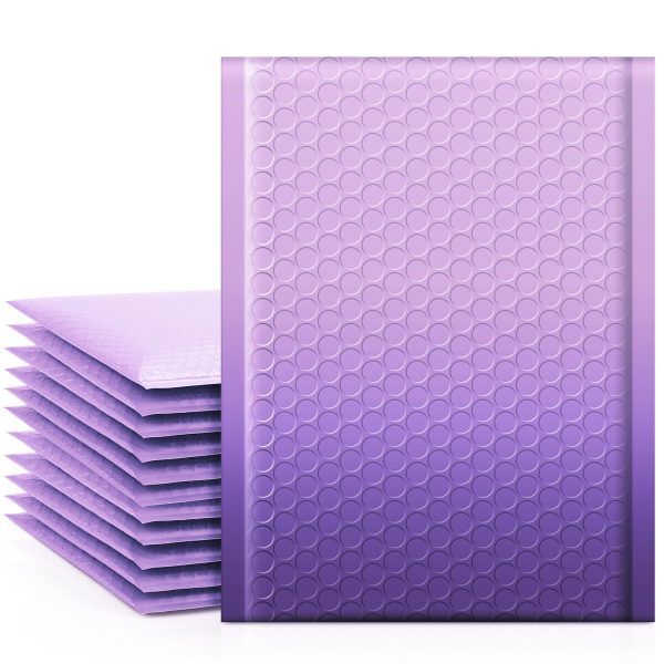 6x10 Bubble Mailer #0 | Usable Size 6x9" | Gradient Purple