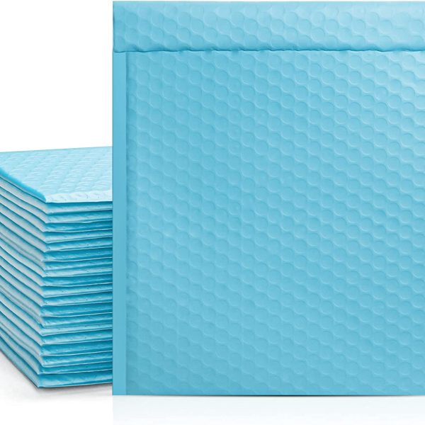 8.5x12 Bubble Mailer Padded Envelope #2 | Usable Size 8.5x11"| Blue